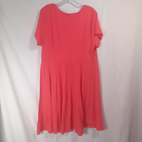 Torrid Red Jersey Lace-up Skater Dress Size 2X NWT - Picture 5 of 5